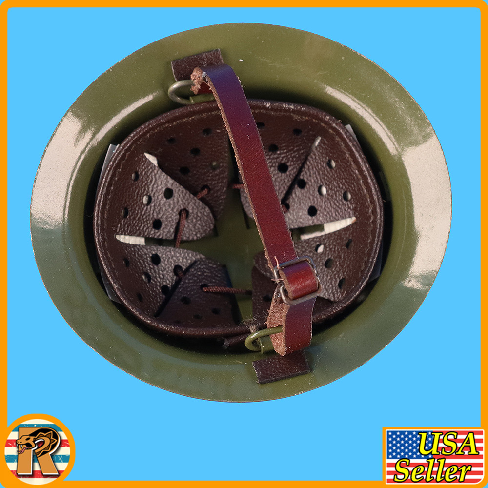 GuangZhou Ambulance Corps 1938 - Metal Doughboy Helmet - 1/6 Scale