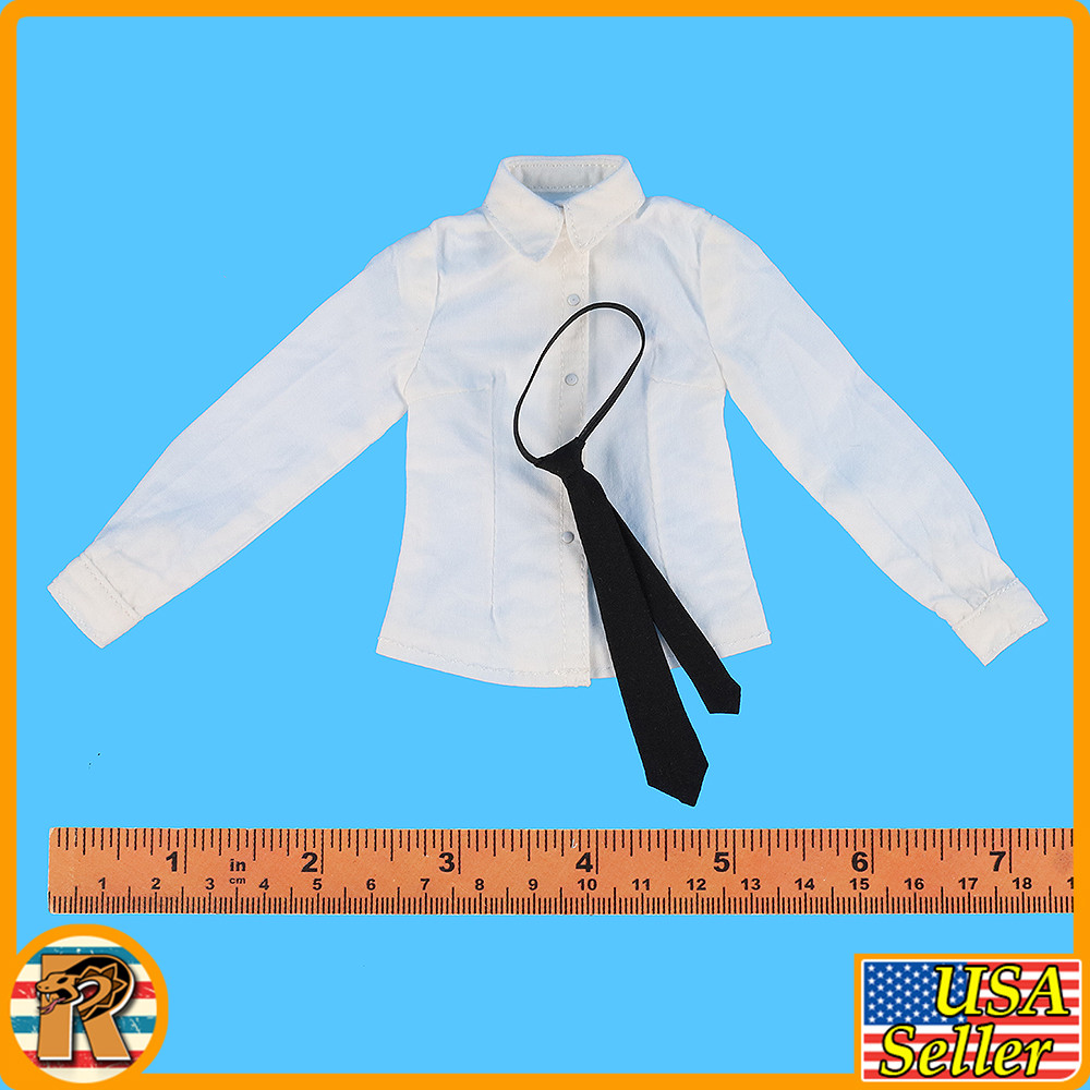 GuangZhou Ambulance Corps 1938 - White Shirt & Tie (Female) - 1/6 Scale