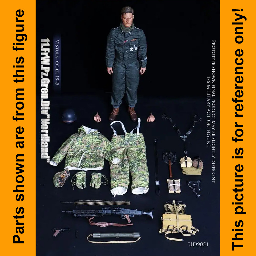 Nordland Panzergrenadier 1945 - Frame Backpack (Metal) - 1/6 Scale