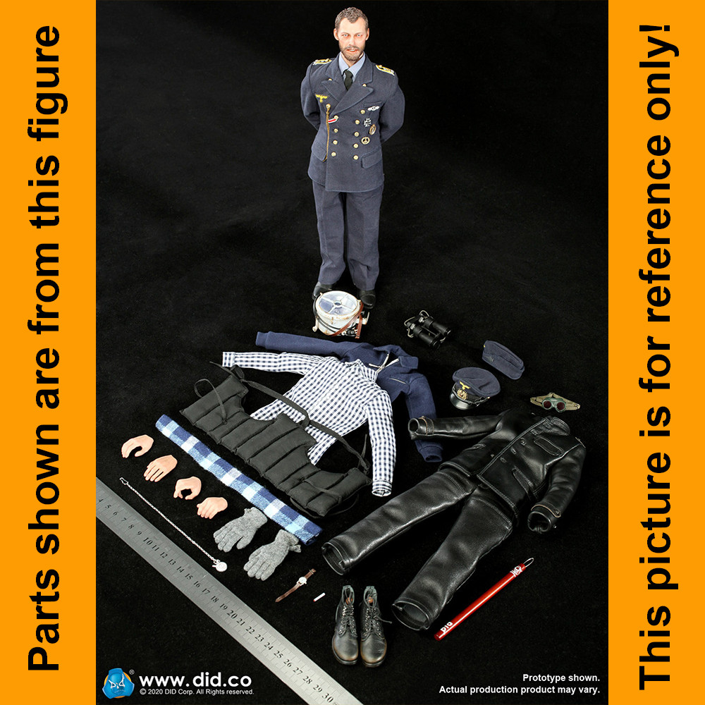 Johann U Boat - Boots (for Feet) #1 - 1/6 Scale