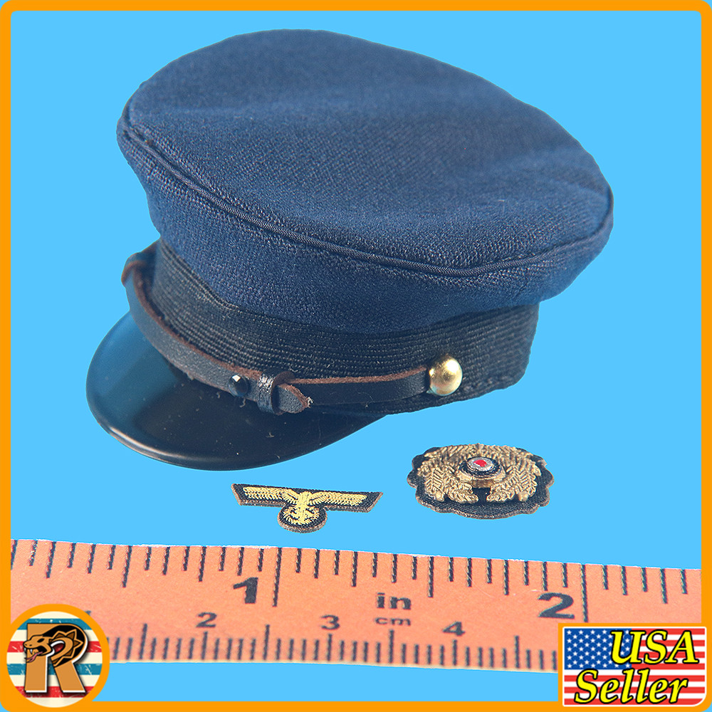 Johann U Boat - Officer Hat & Badges #1 - 1/6 Scale