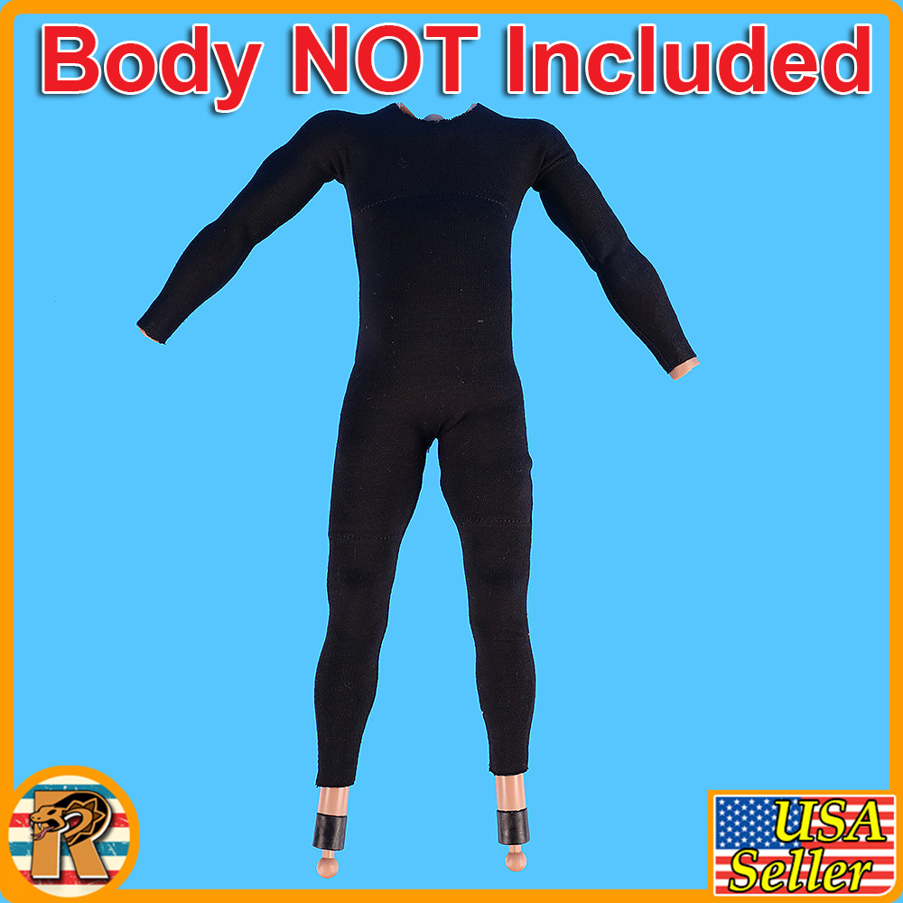 Ghost Hunting Squad - Full Black Body Suit #3 - 1/6 Scale