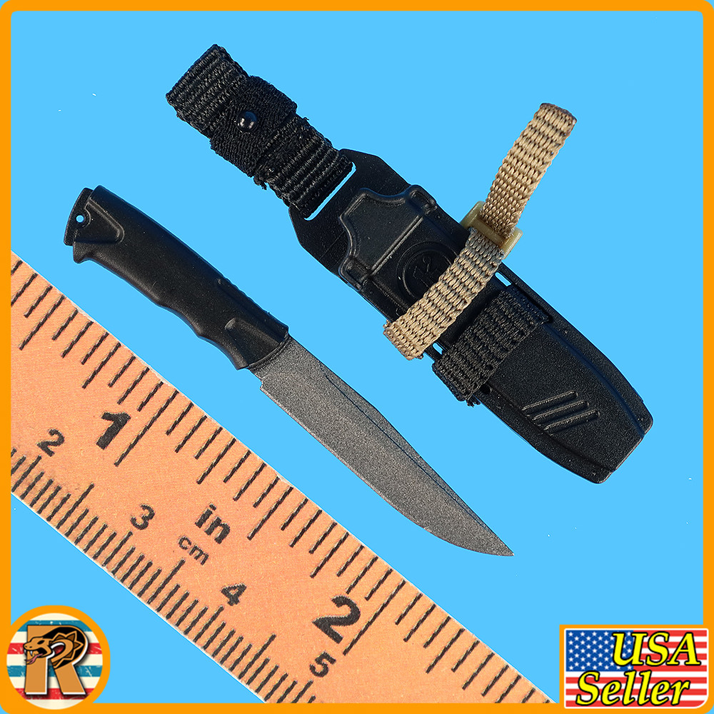 Strike Bravo 07 - Knife & Sheath - 1/6 Scale