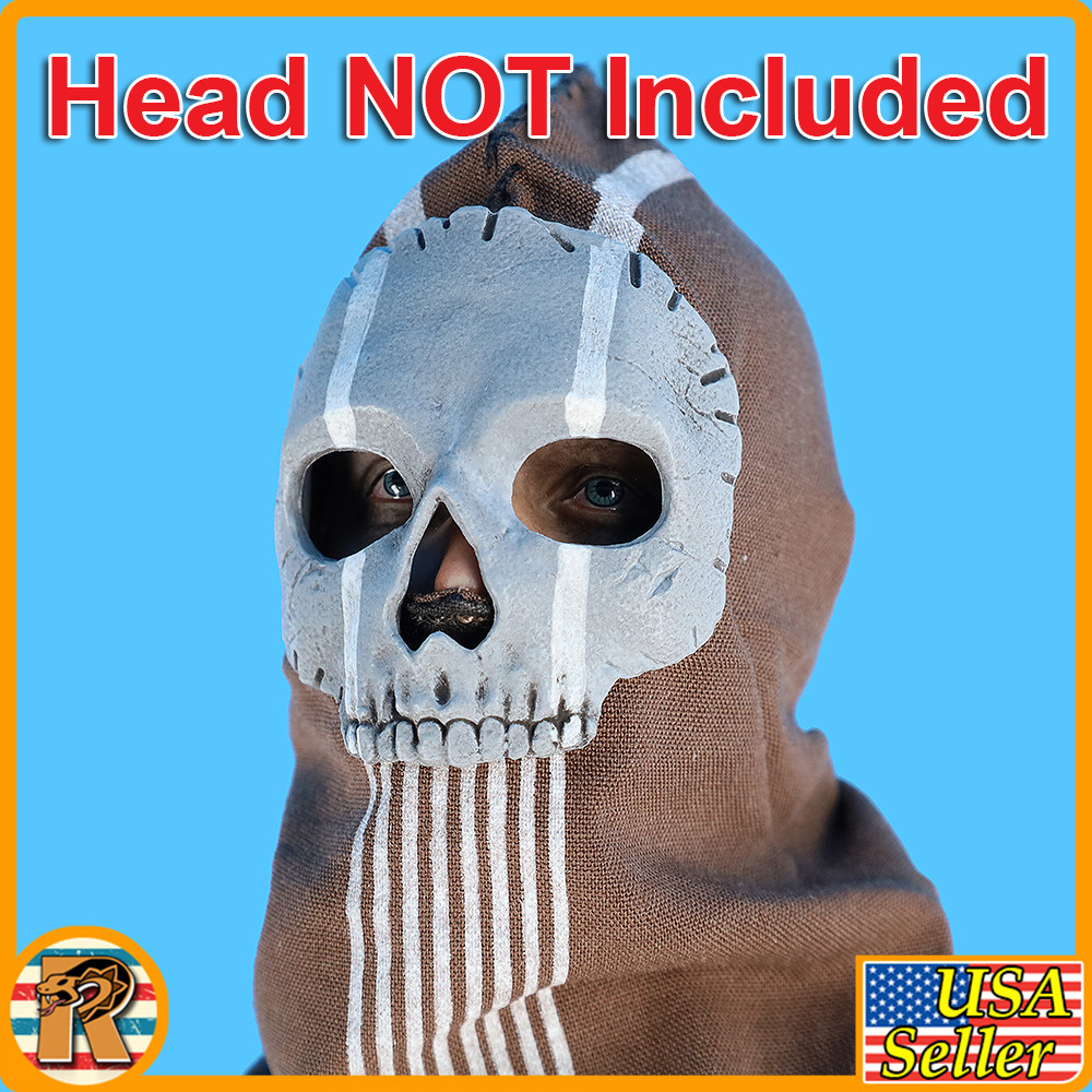 Strike Bravo 07 - Ghost Balaclava Mask - 1/6 Scale Part - Generals Armoury