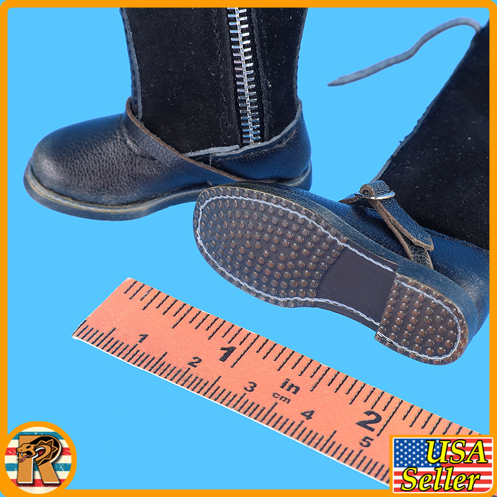 Erich Hartman Luftwaffe Pilot - Flight Boots - 1/6 Scale