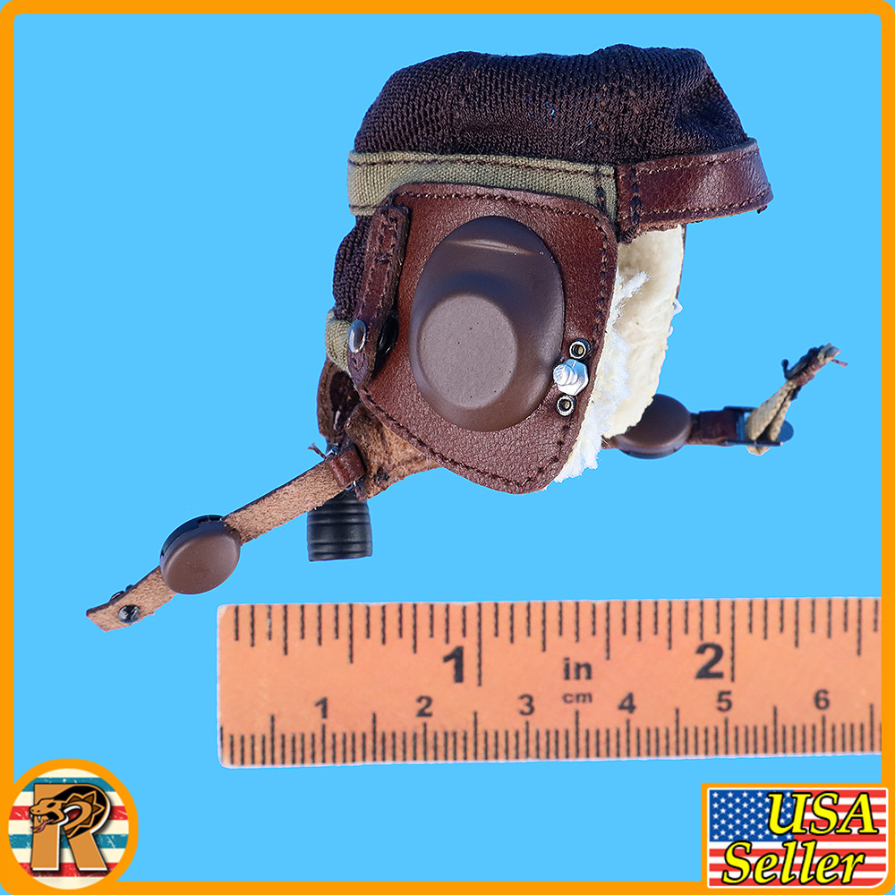 Erich Hartman Luftwaffe Pilot - Flight Helmet & Mask - 1/6 Scale