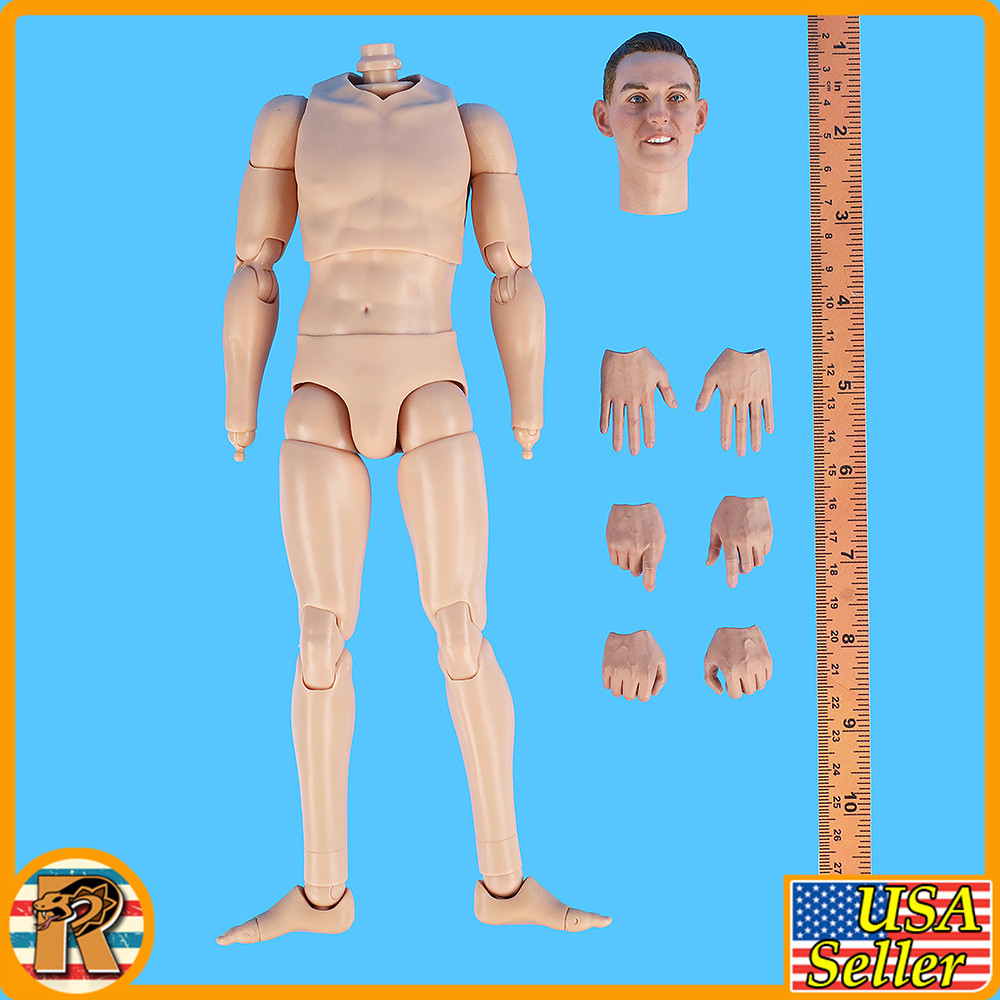 Erich Hartman Luftwaffe Pilot - Nude Figure (Complete) - 1/6 Scale