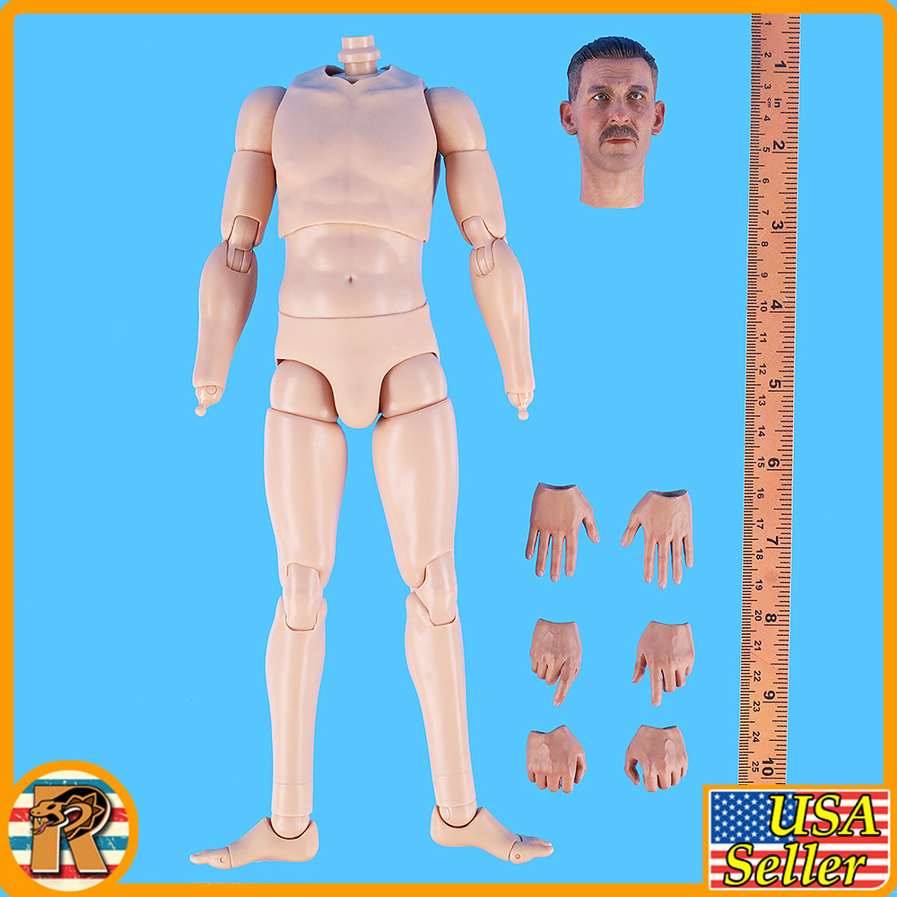 Arthur WWI German Gunner - Nude Figure (Complete) - 1/6 Scale