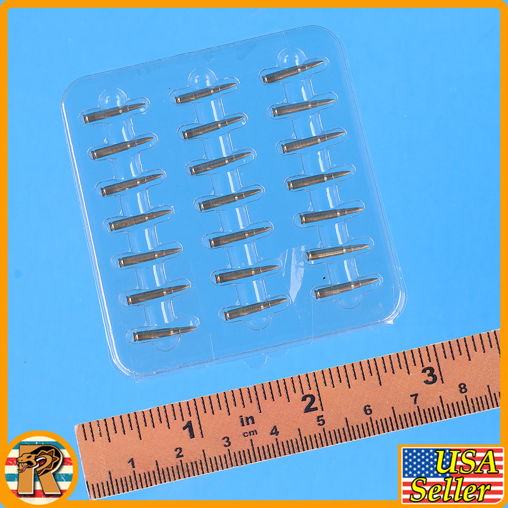Arthur WWI German Gunner - Metal MG Bullets x21 - 1/6 Scale Part - DID