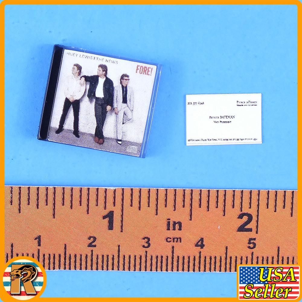 American Psycho - CD Case & Card - 1/6 Scale Part - Dark Toys