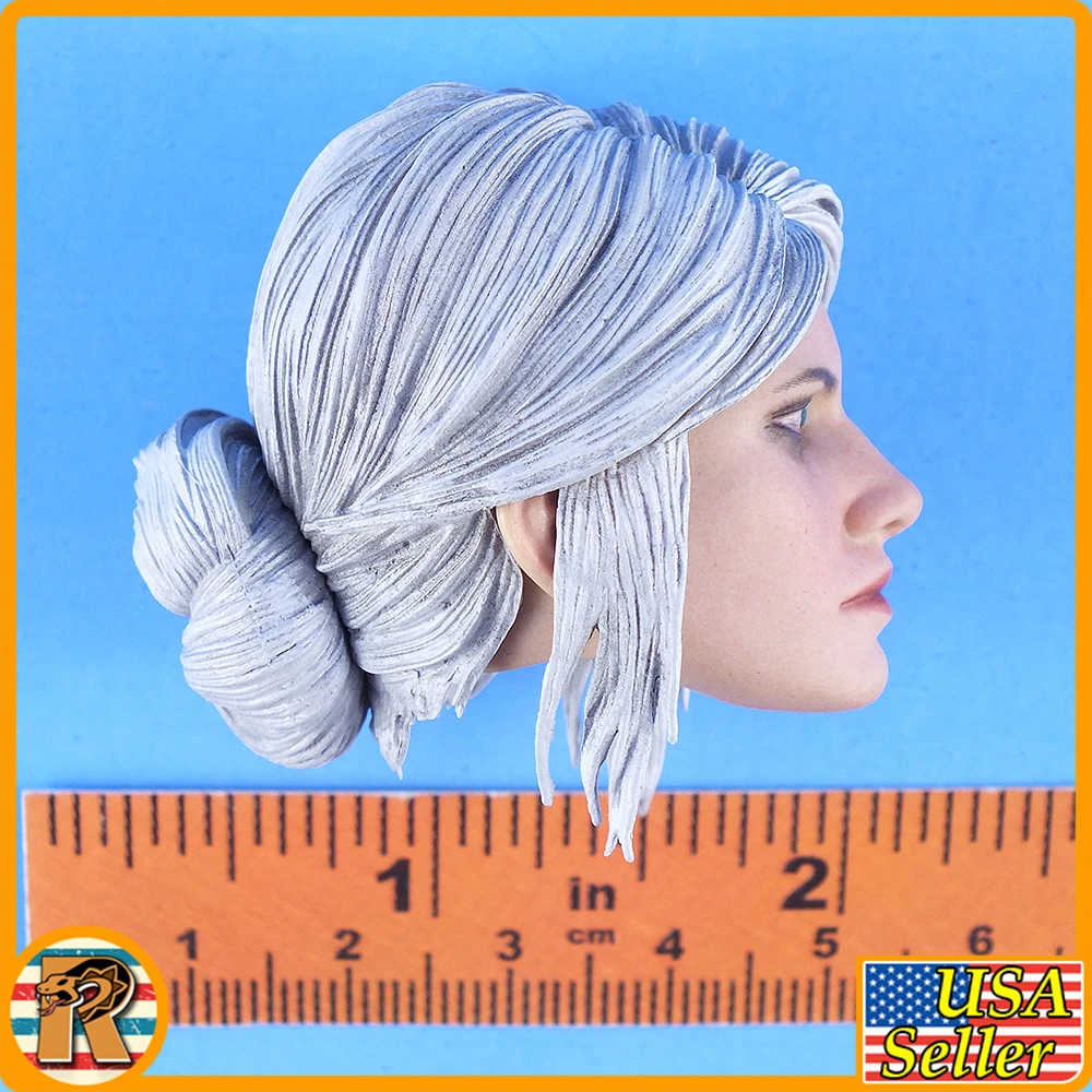 Ciri Witcher -  Female Head Sculpt  - 1/6 Scale Part - JK Toys