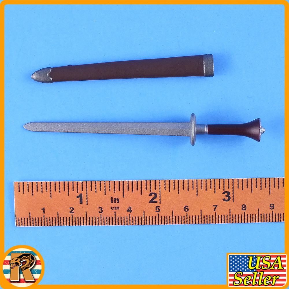 Ciri Witcher -  Metal Dagger & Sheath #1  - 1/6 Scale Part - JK Toys