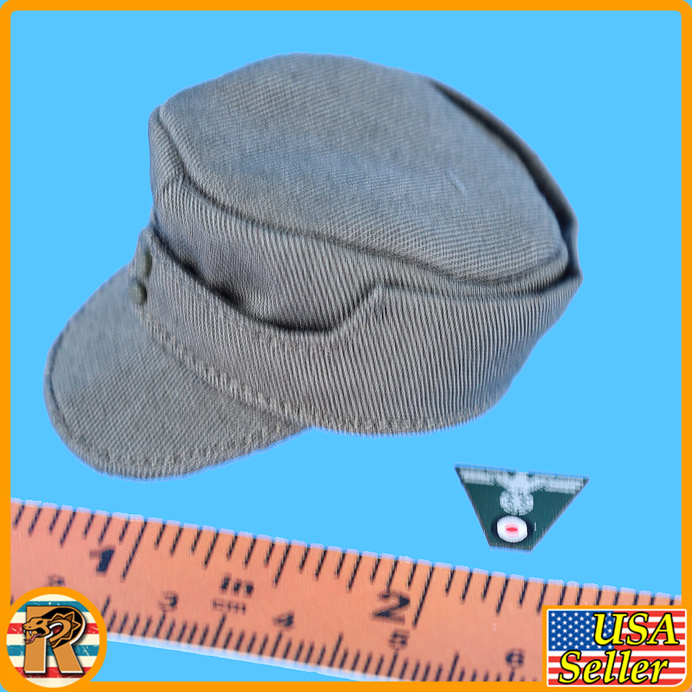 Steiner German Wehrmacht - Field Hat w/ Patches - 1/6 Scale Part - DID