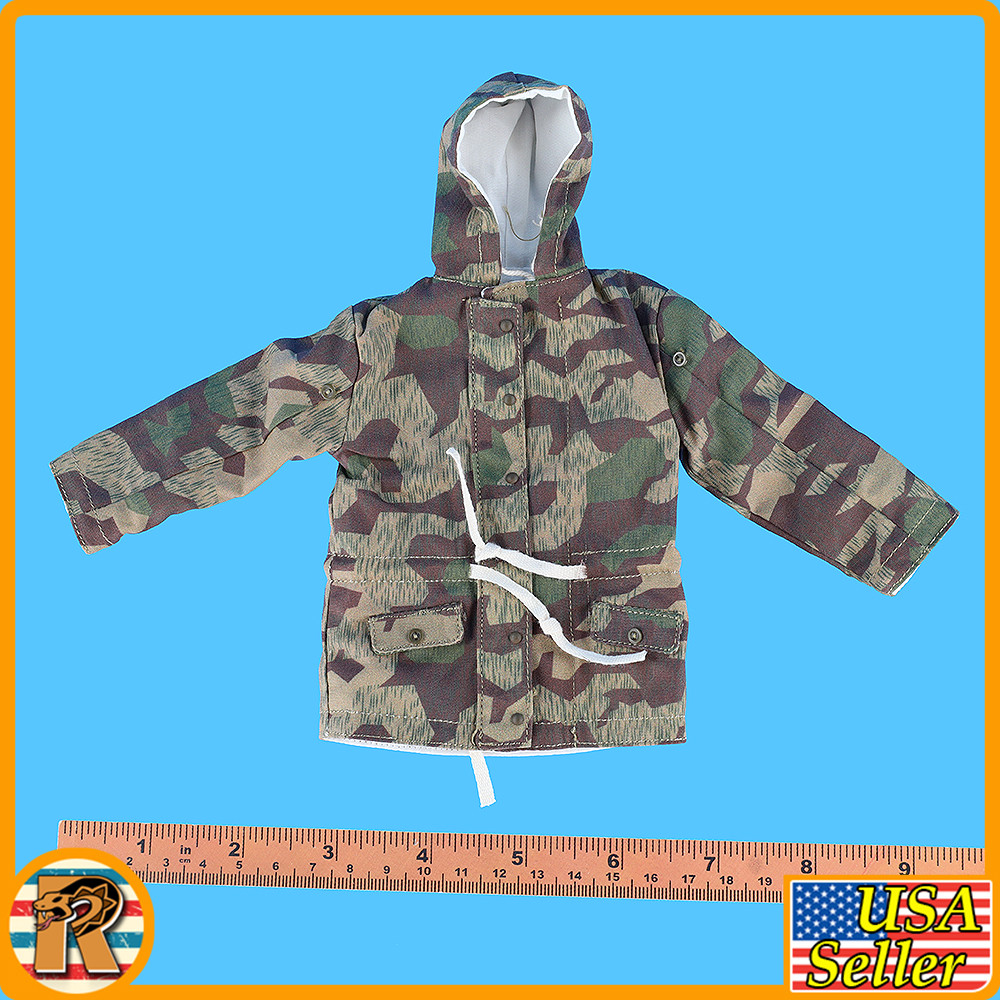 Steiner German Wehrmacht - Camo Hooded Jacket #1 - 1/6 Scale Part - DID