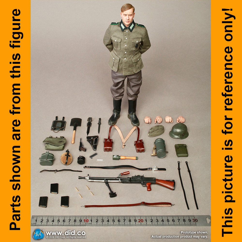Polizei DIV Friedrich - Uniform Set w/ Patches - 1/6 Scale Part - DID