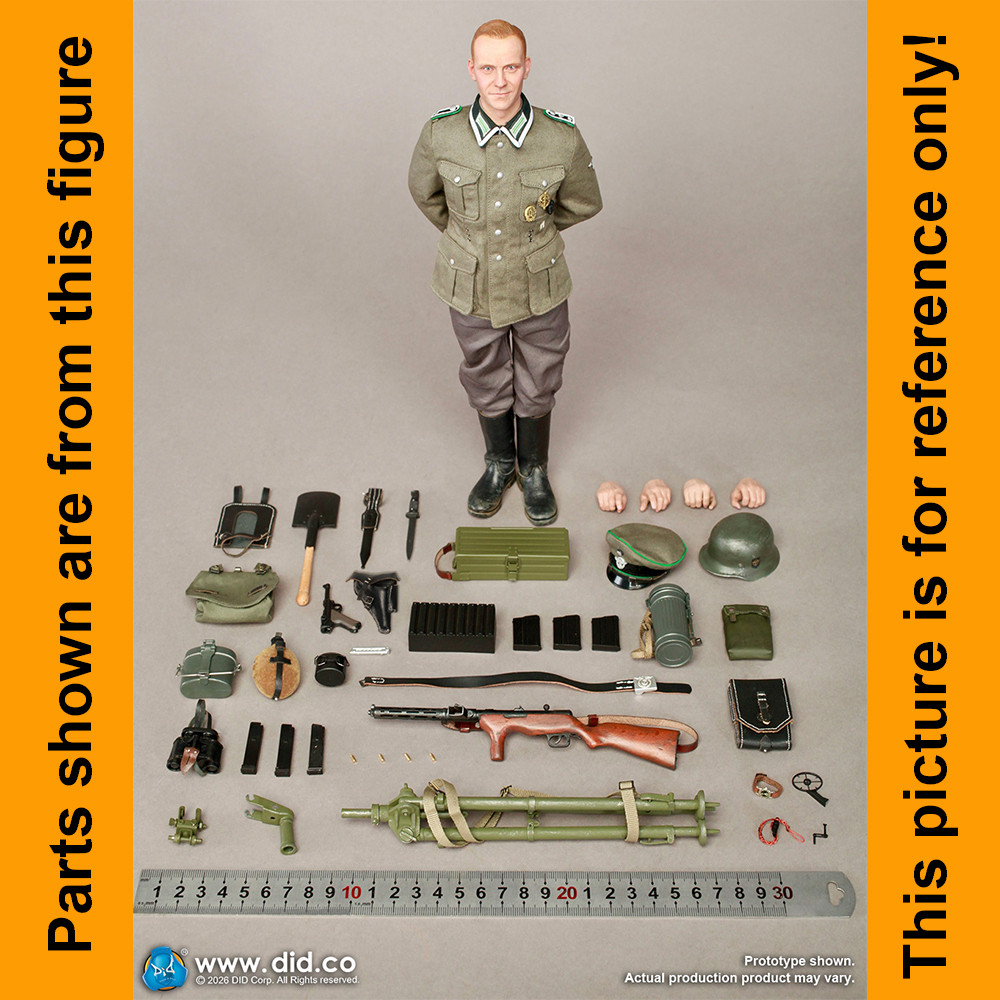 Fogel Polizei DIV - Uniform Set w/ Patches - 1/6 Scale Part - DID