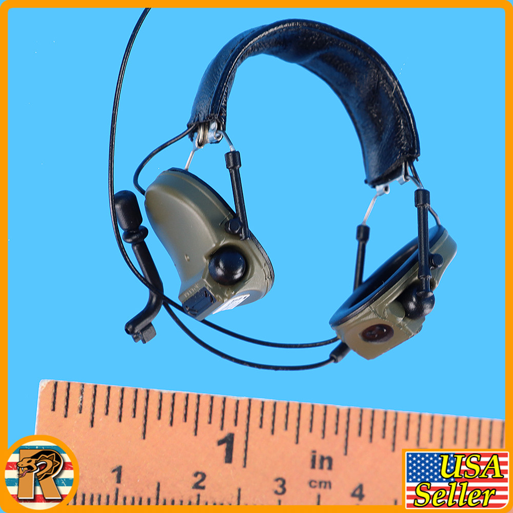 Russian Federation SSO C - Radio Headphones Camo - 1/6 Scale Part - Easy Simple