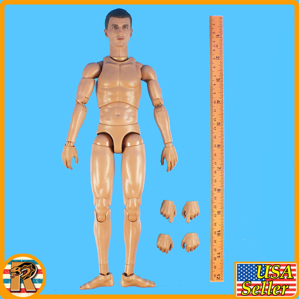 Soviet Airborne WWII - Nude Figure - 1/6 Scale Part - Alert Line
