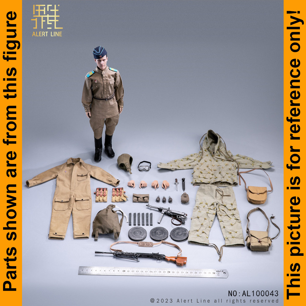 Soviet Airborne WWII - Sack Backpack - 1/6 Scale Part - Alert Line