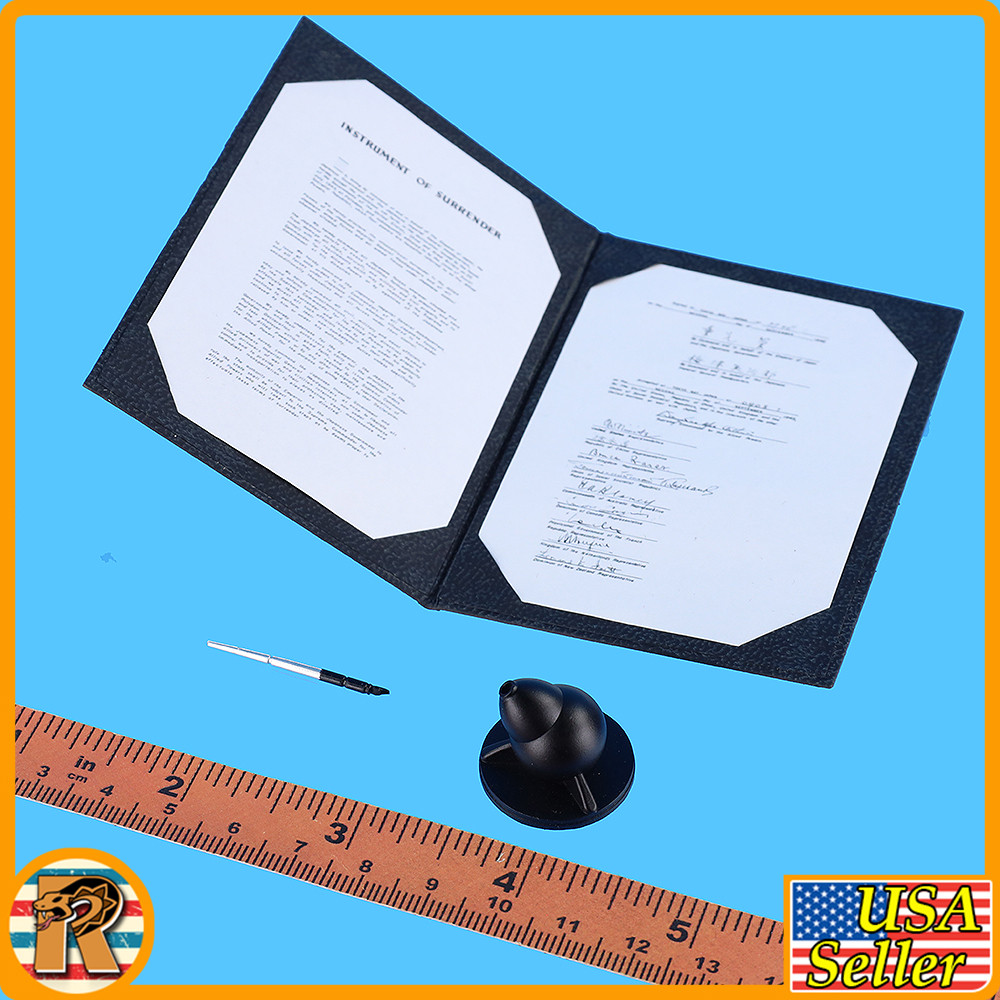 General Douglas MacArthur - Ink Pen & Document - 1/6 Scale Part - Ujindou
