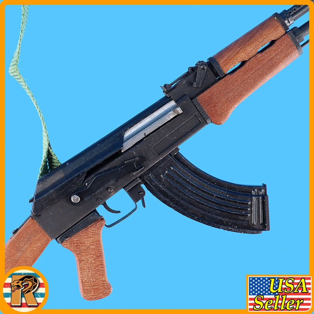 Anti Vietnam Youth - AK47 Rifle #2 (Wood & Metal) - 1/6 Scale Part - Qorange