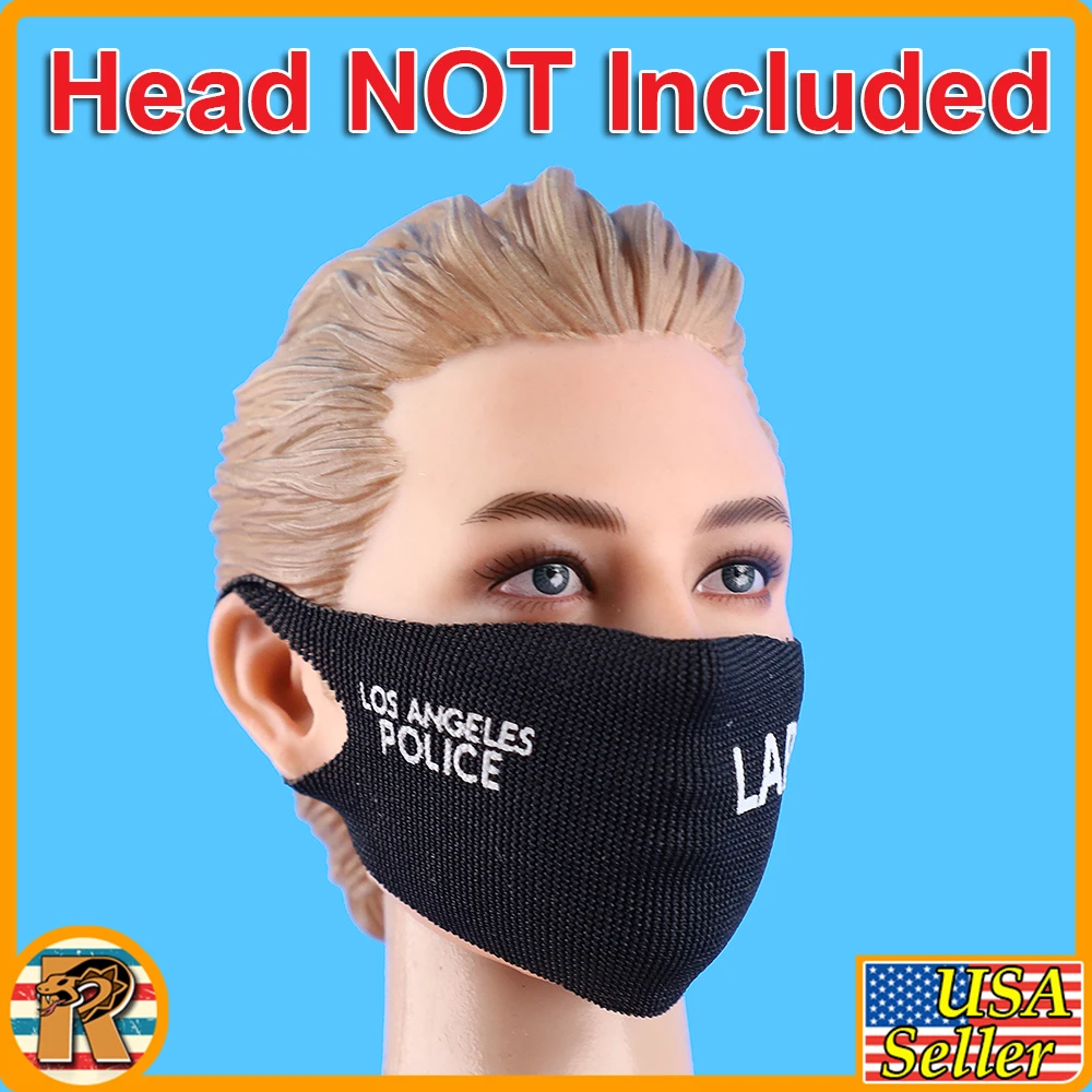 Female Los Angeles SWAT - Face Mask (Female) - 1/6 Scale Part - Easy Simple