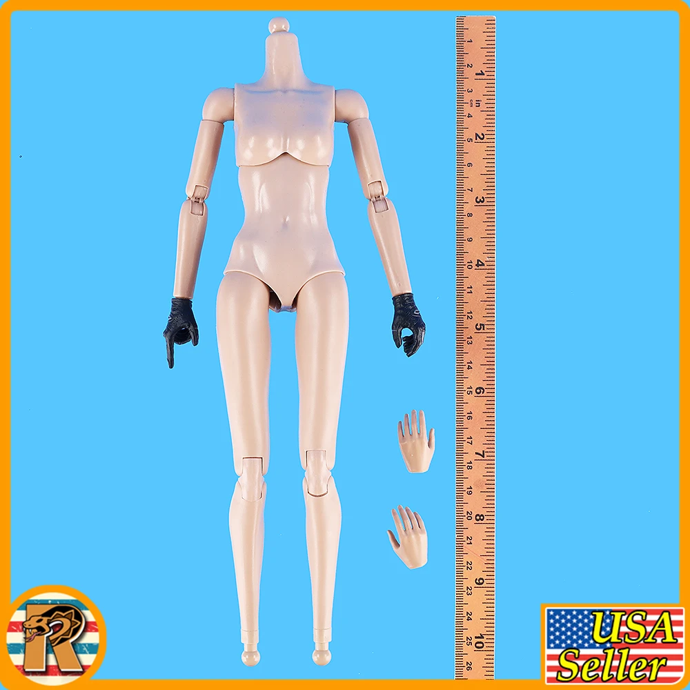 Female Los Angeles SWAT - Nude Body - 1/6 Scale Part - Easy Simple
