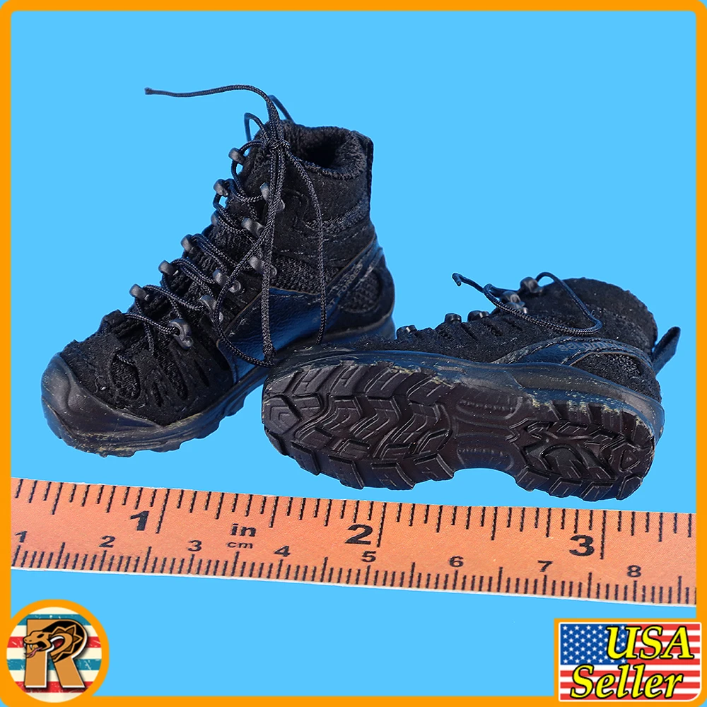 Female Los Angeles SWAT - Tactical Boots (Balls) - 1/6 Scale Part - Easy Simple