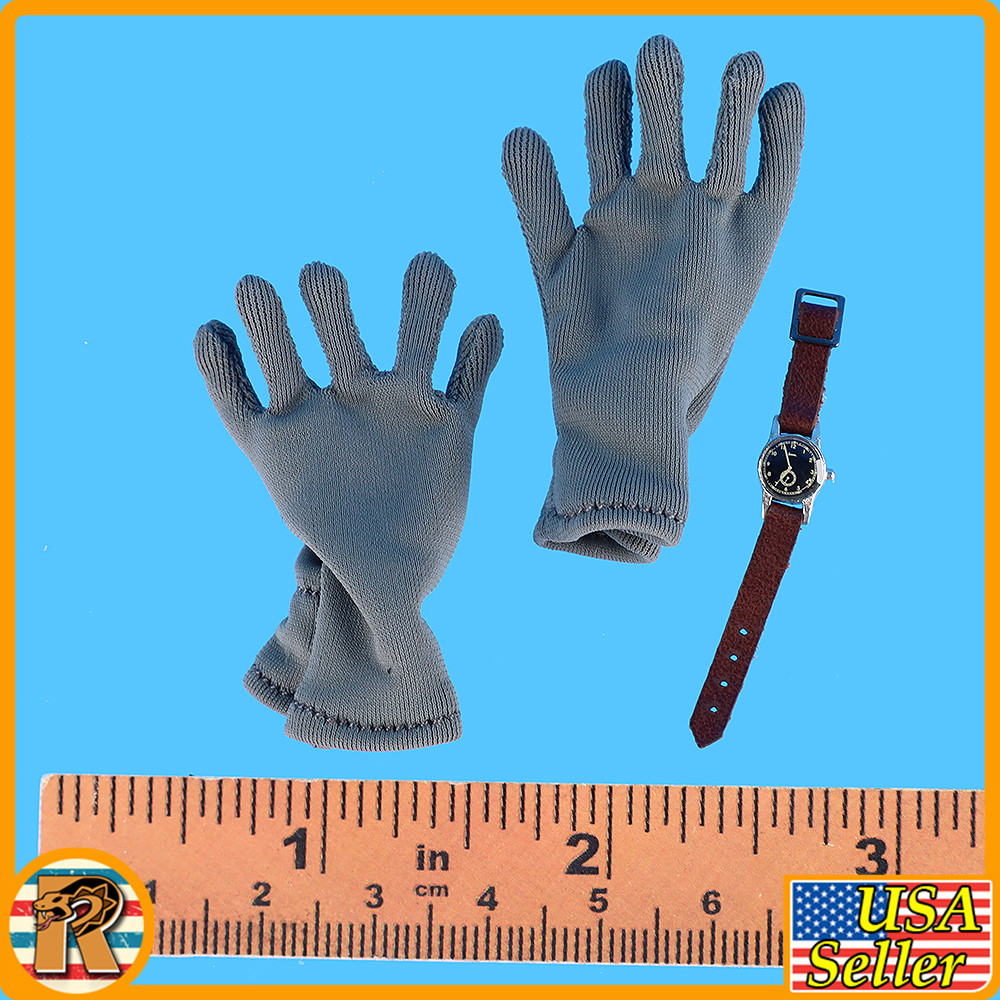Jakob German GD Officer - Gloves & Watch - 1/6 Scale Part - DID