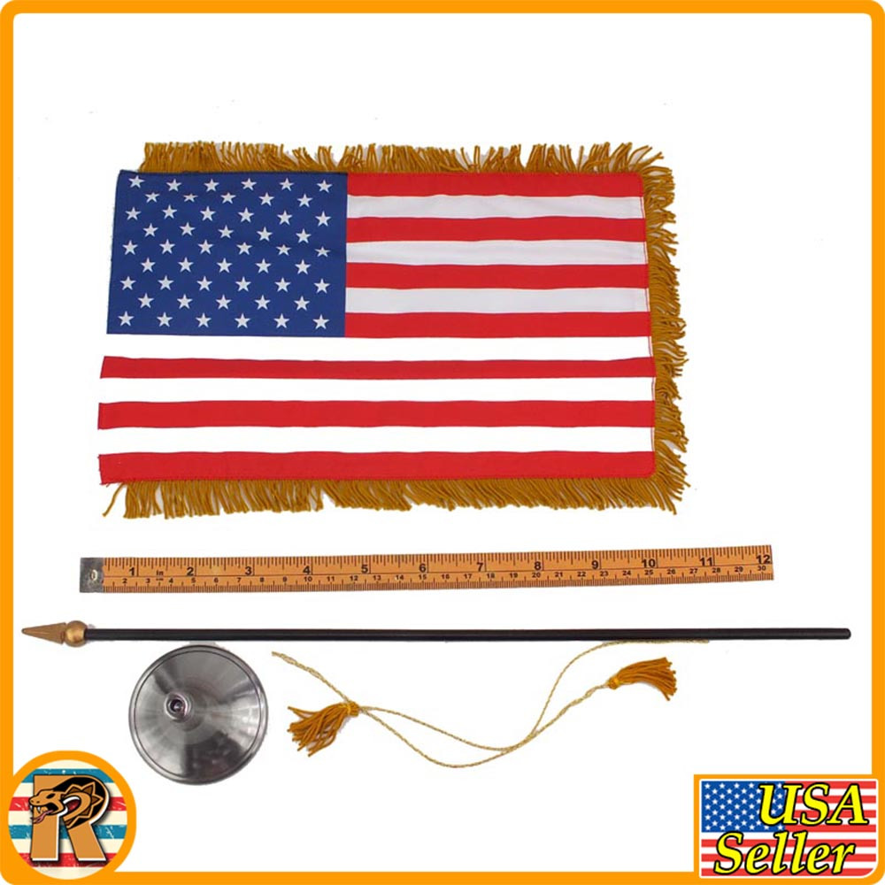 Obama - American Flag w/ Stand - 1/6 Scale Part - DID