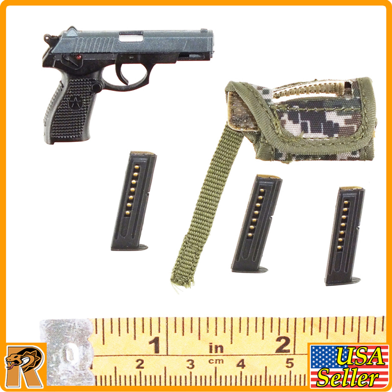 UN Chinese Peacekeepers - QSZ92 Pistol & Chest Holster - 1/6 Scale -