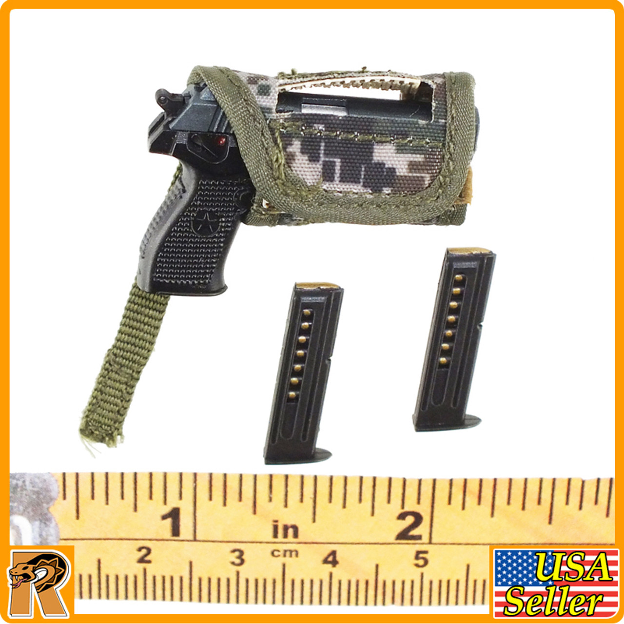 UN Chinese Peacekeepers - QSZ92 Pistol & Chest Holster - 1/6 Scale -