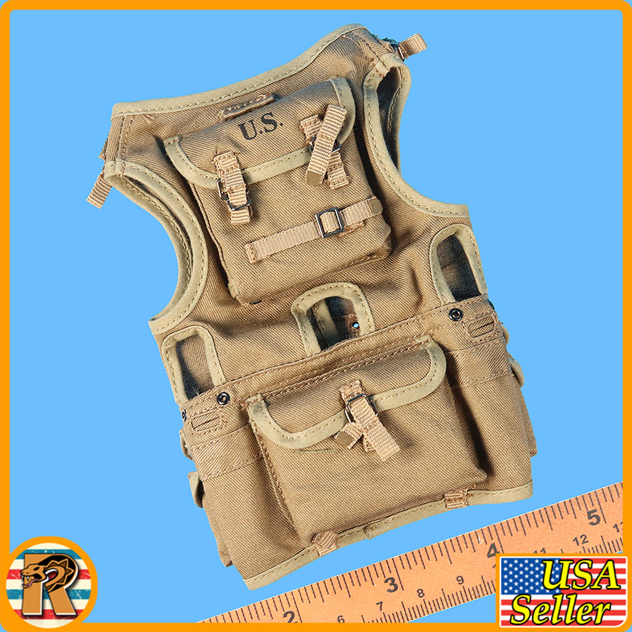 US Ranger Captain Miller - Ranger Vest - 1/6 Scale -