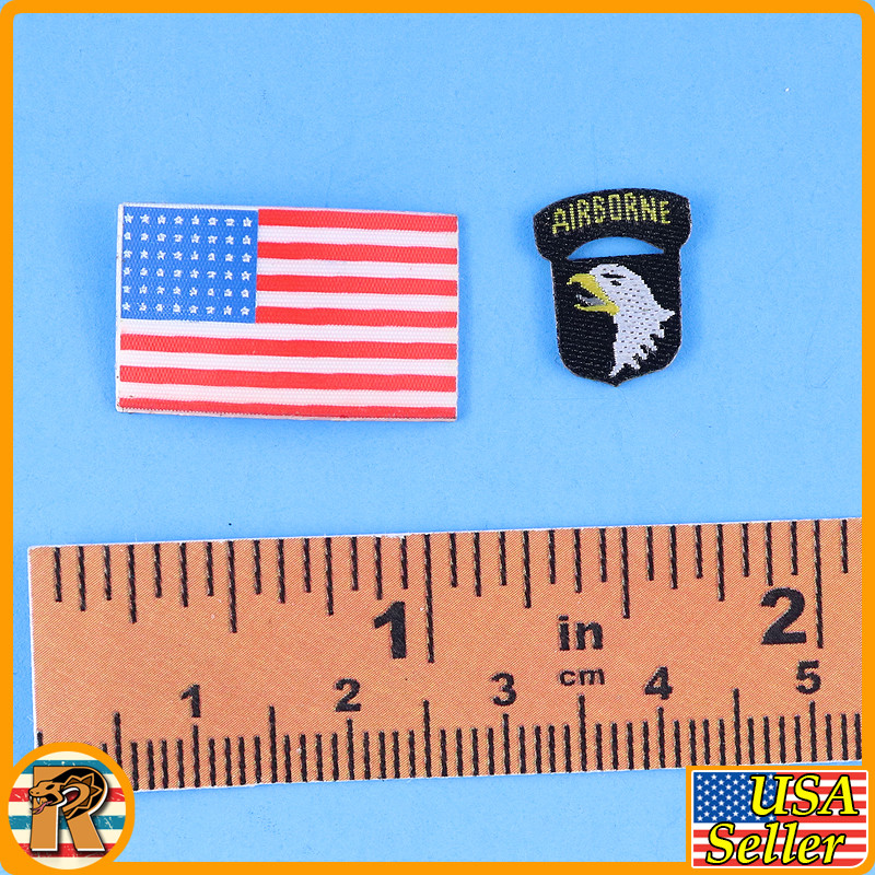 Easy Company Platoon Leader - Flag & Eagle Patch - 1/6 Scale -