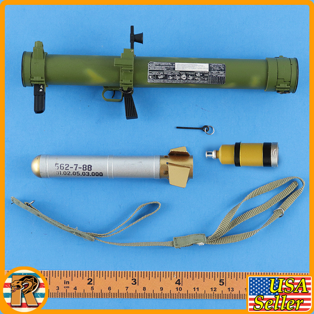 Russian Spetsnaz GRU Dagestan - RPO Launcher Set w/ Shell #1 - 1/6 Scale -