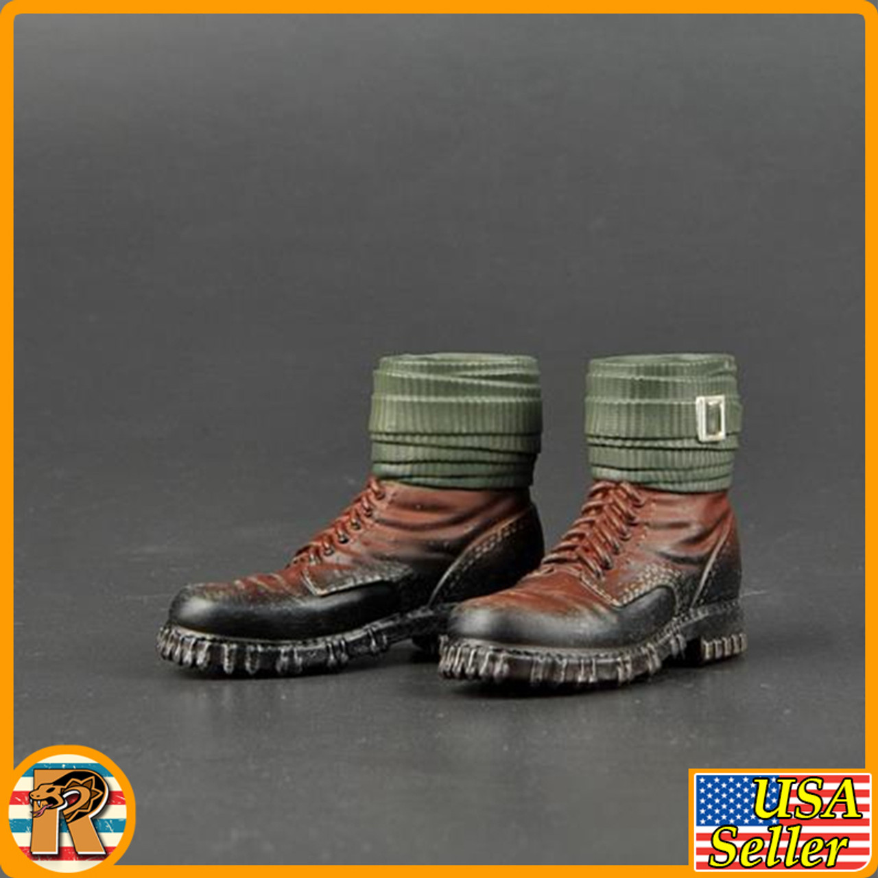 ZY WWII Boots - German Mountain #7 - 1/6 Scale -