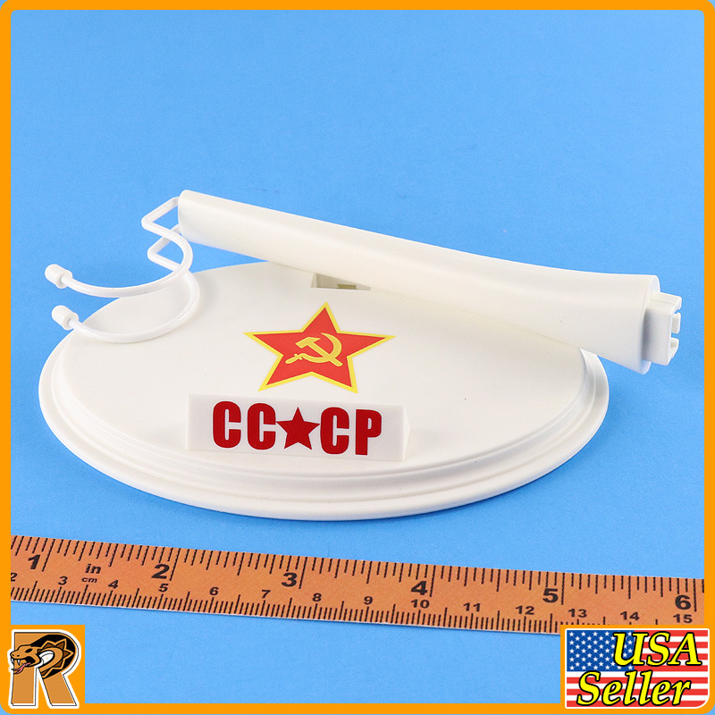 Galina Soviet Tank LT - White Display Stand - 1/6 Scale -
