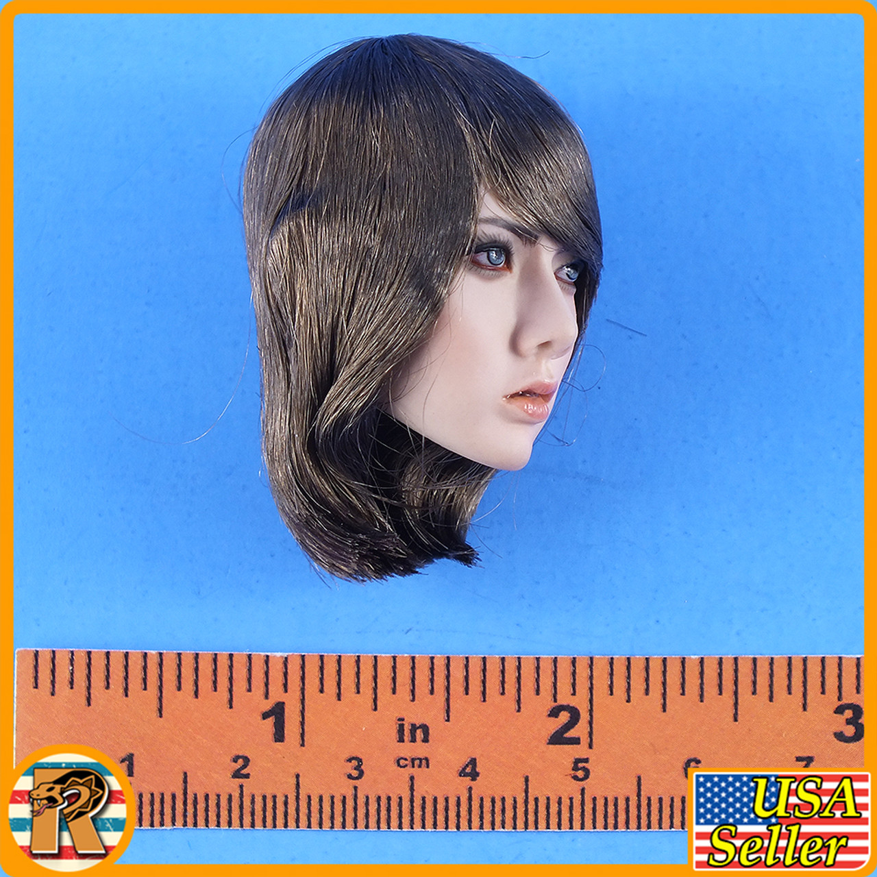 Sexy Cat Girl - Head w/ Rooted hair - 1/6 Scale -