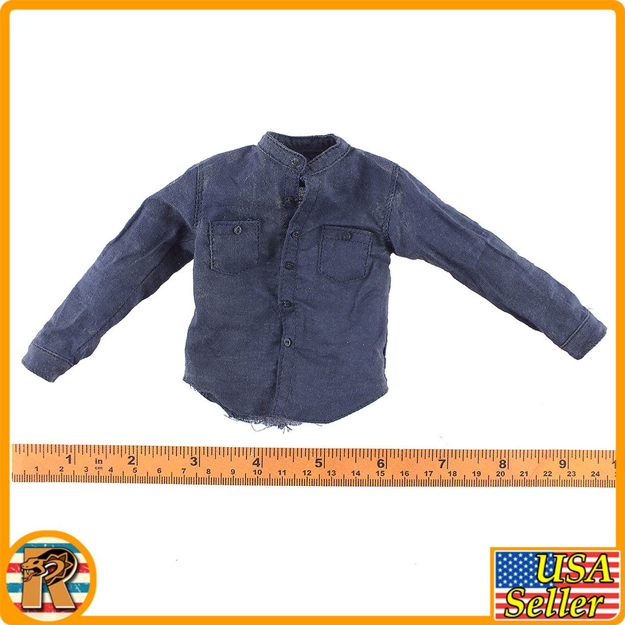 Walking Dead Morgan - Blue Shirt (Grimy) - 1/6 Scale -