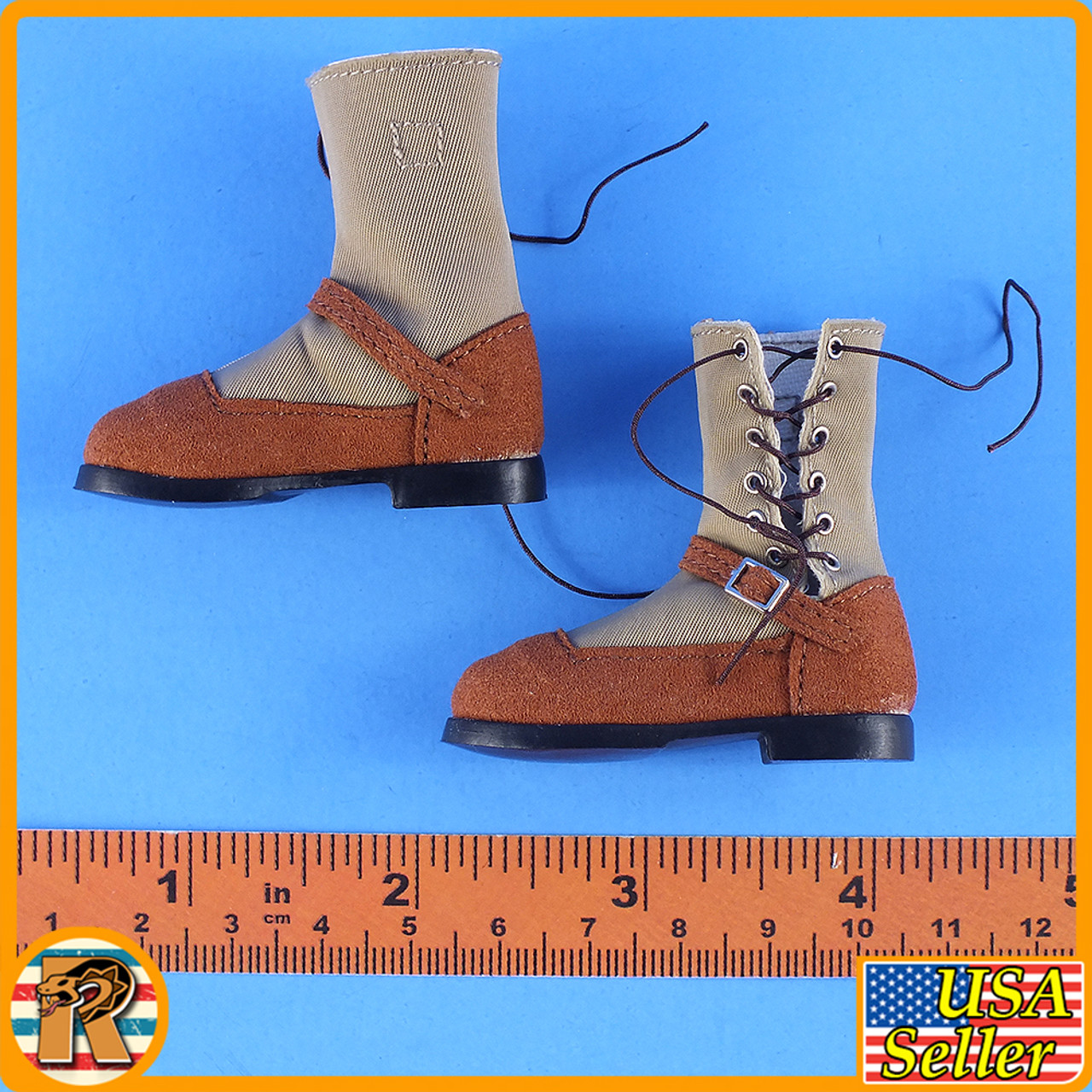 PVA Hero - Boots (for Feet) #1 - 1/6 Scale -