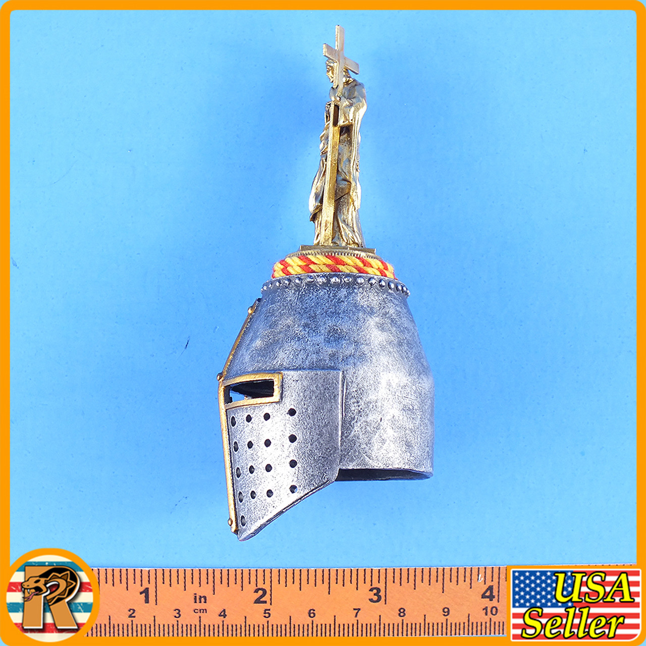 Lion Knight - Lion Metal Helmet #2 - 1/6 Scale -