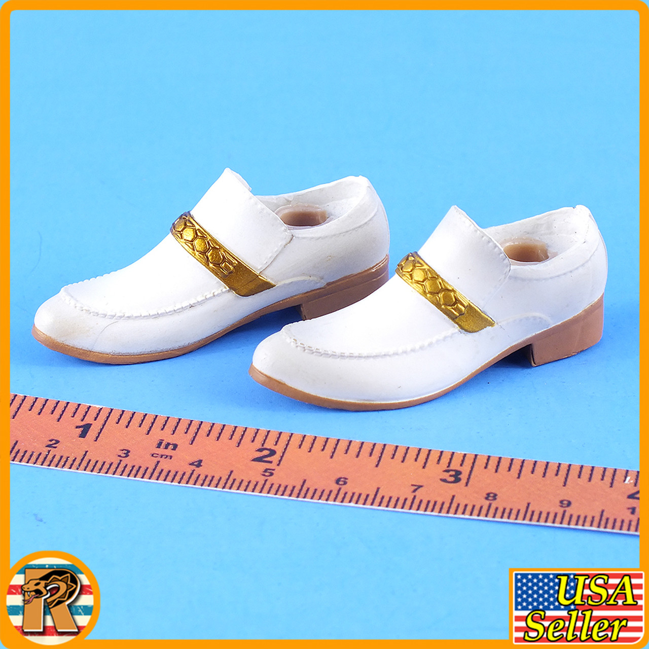 Club A Kojiro - White Shoes (for Balls) - 1/6 Scale -