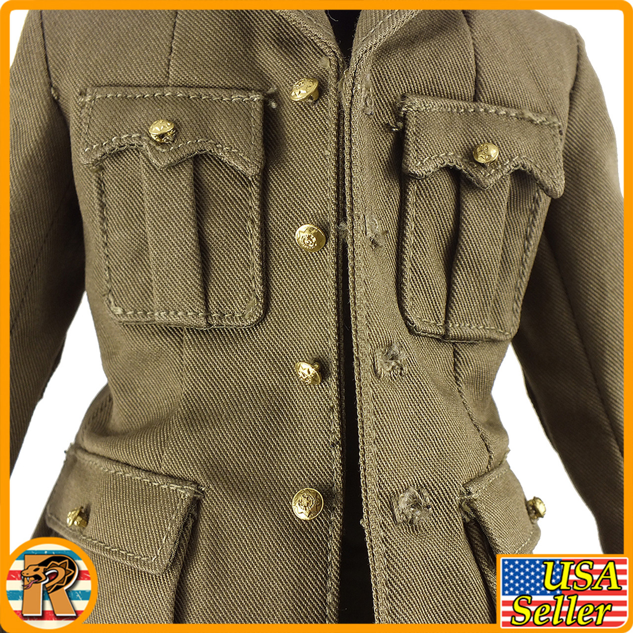 WWI British Colonel MacKenzie - Jacket (Real Buttons) - 1/6 Scale -