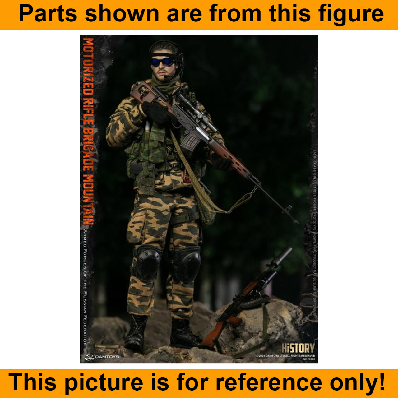 Russian Motorized Rifle Brigade - Large Backpack #1 - 1/6 Scale -