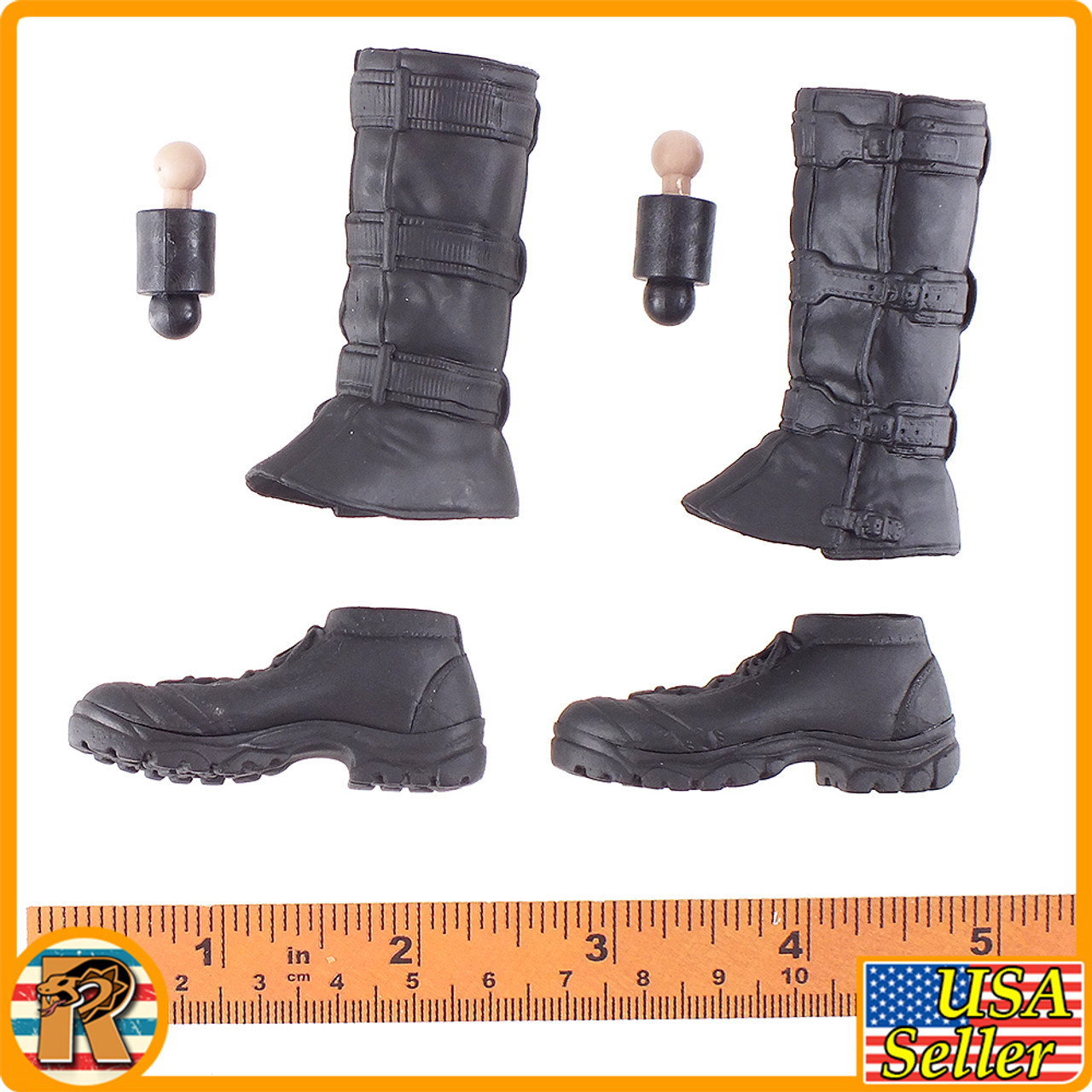 Batman Begins Ninja Warrior - Boots (extended) #2 - 1/6 Scale -