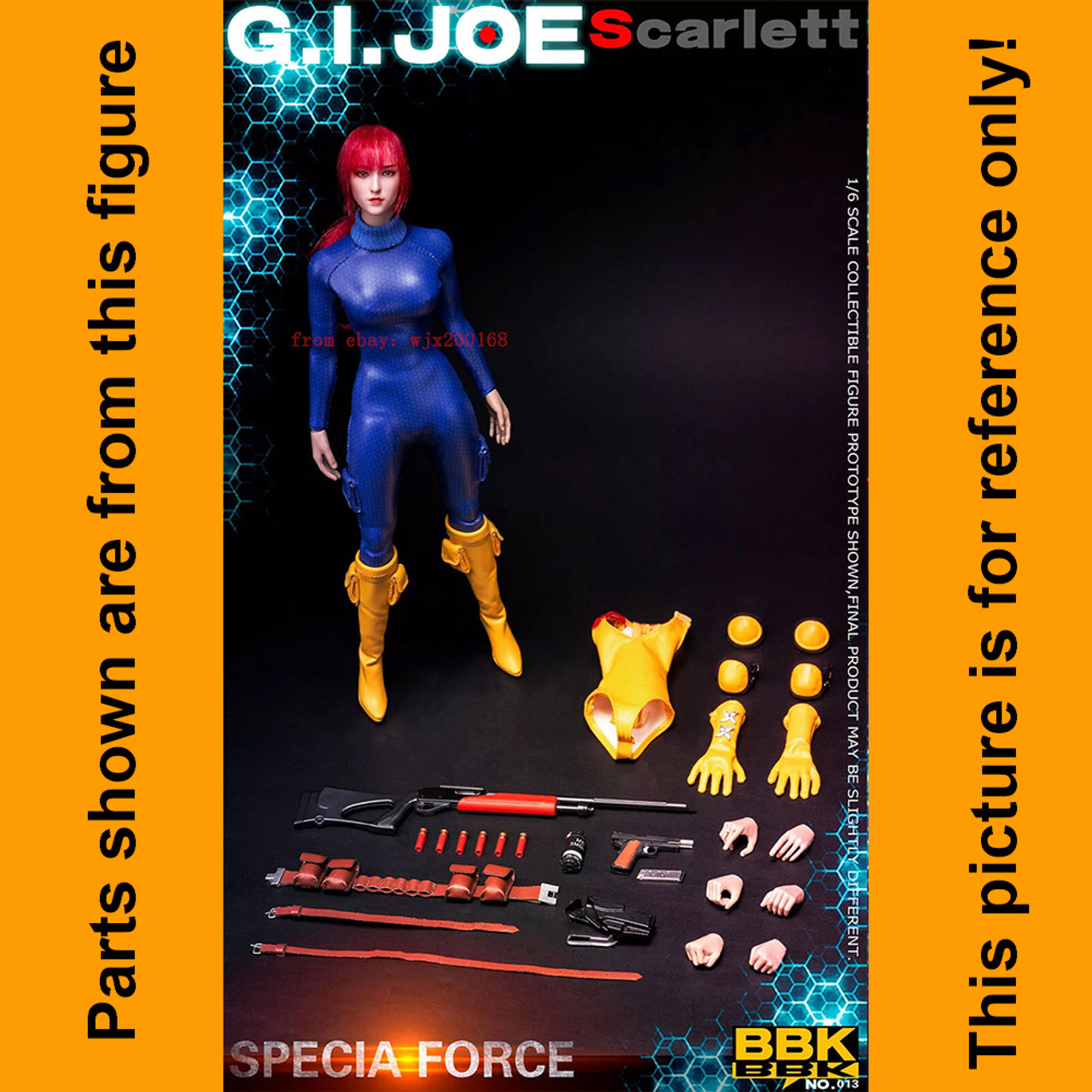 FLAGSET x BBK 1/6 スカーレット Scarlett G.I. J Amazon.co.jp