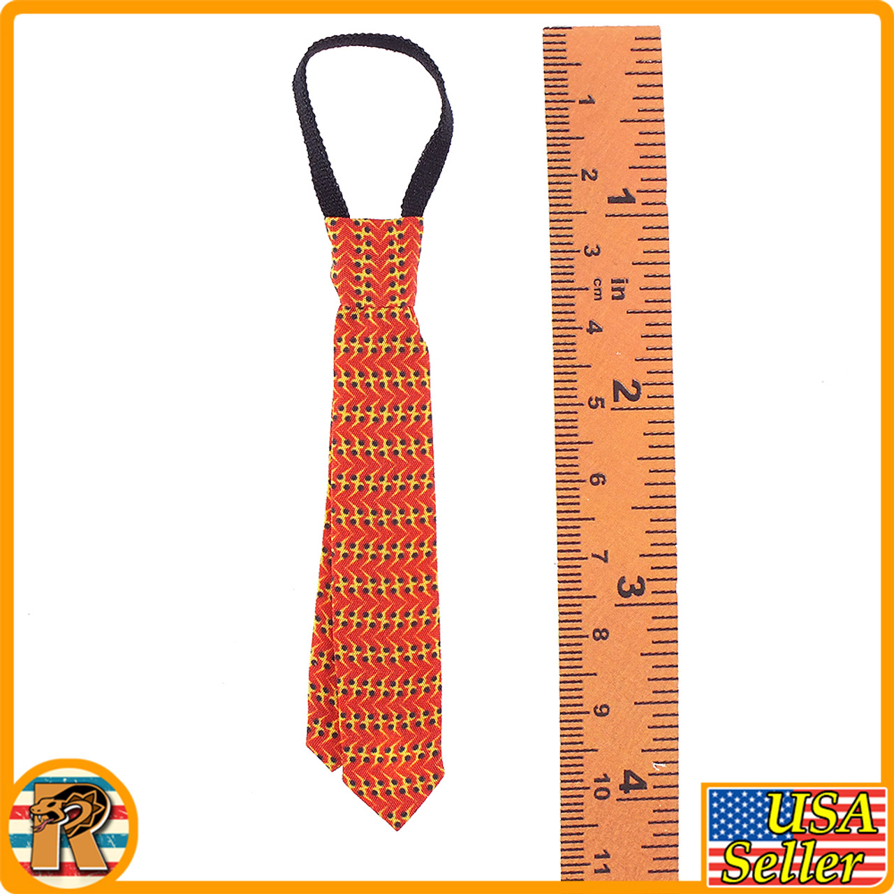 American Psycho - Red Neck Tie - 1/6 Scale -