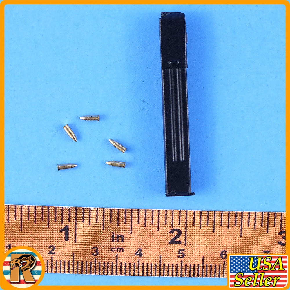 Wilhelm Afrika Korps - MP40 Mag & Bullets (Metal) - 1/6 Scale -