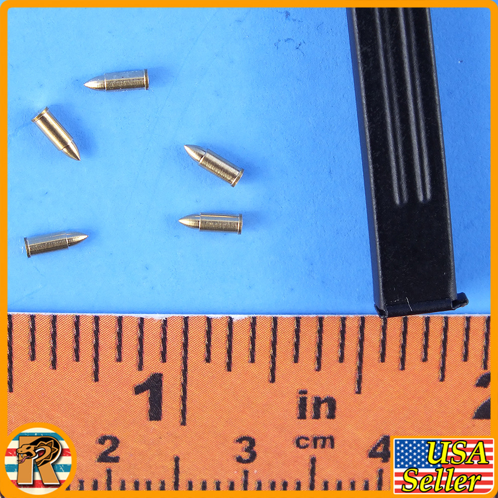 Wilhelm Afrika Korps - MP40 Mag & Bullets (Metal) - 1/6 Scale -