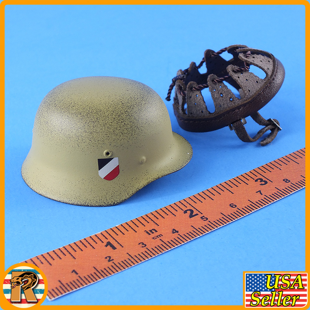 Burk Africa Corps - Metal Helmet #1 - 1/6 Scale -